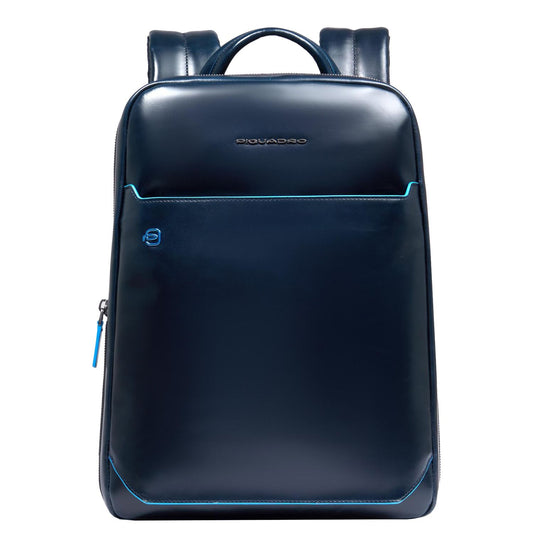 Piquadro Blue Square Laptop Backpack 14"  dark blue
