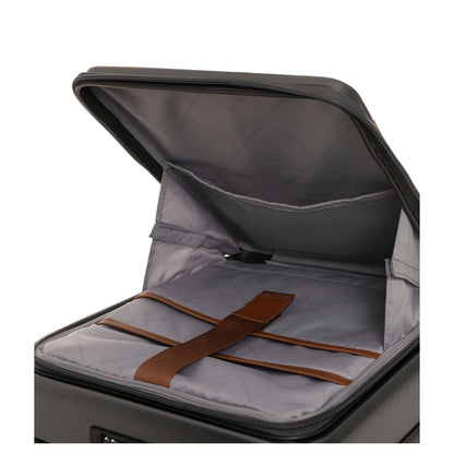 The Chesterfield Brand Zuna Handbagage Spinner 55 cm Laptop Voorvak - 44 liter - 55x36x23 cm - urban graphite