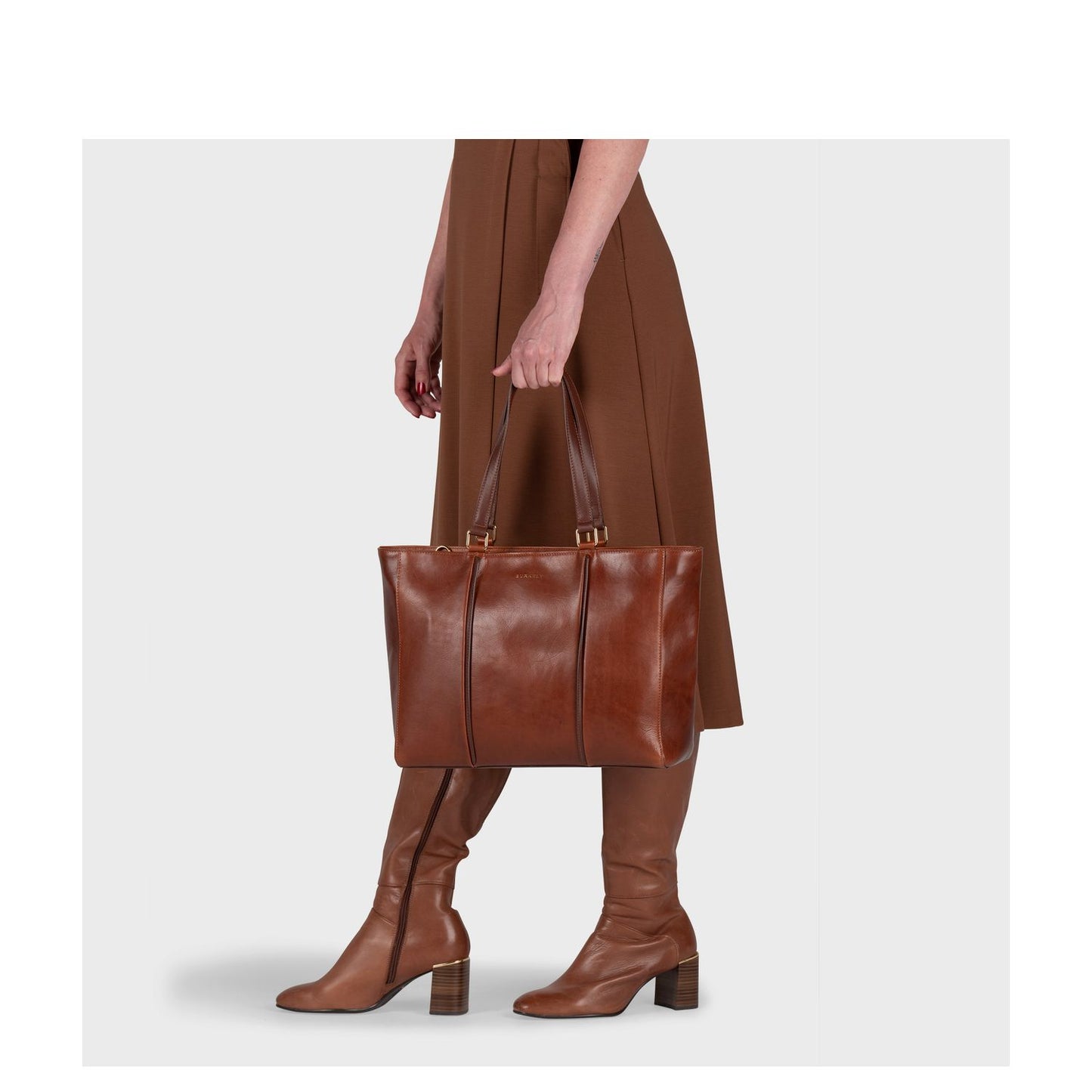 Burkely Fine Florence Laptop Werktas - 13.3" laptopvak - chestnut