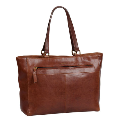 Burkely Fine Florence Laptop Werktas - 13.3" laptopvak - chestnut