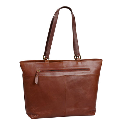 Burkely Fine Florence Laptop Schoudertas 15.6" chestnut