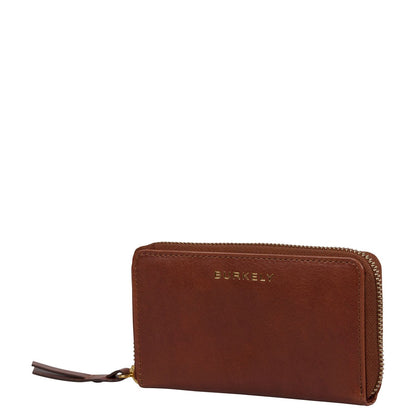 Burkely Fine Florence Portemonnee Medium - met ritssluiting - chestnut