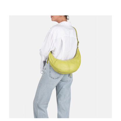 Burkely Nalan Crossbody Schoudertas Rond lime