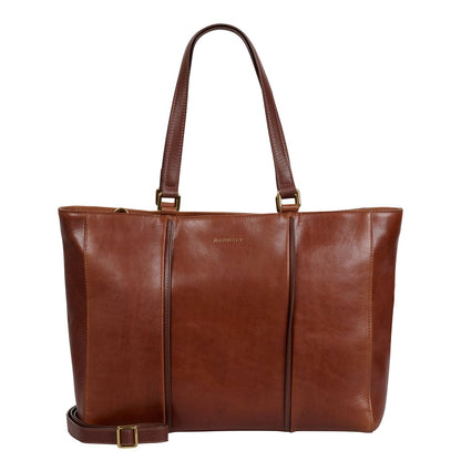 Burkely Fine Florence Laptop Werktas - 13.3" laptopvak - chestnut