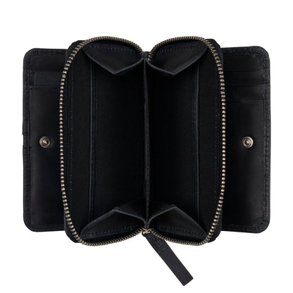 Burkely Cool Colbie Dubbele Billfold Portemonnee zwart