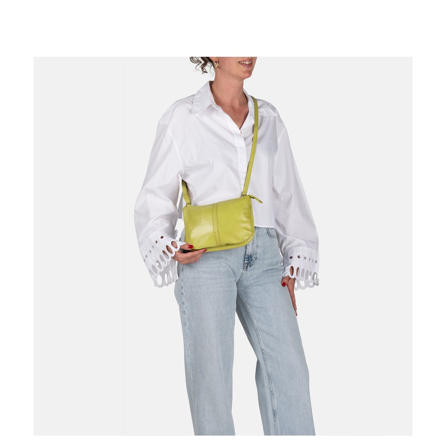 Burkely Nalan Crossbody Schoudertas lime