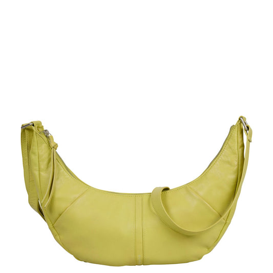 Burkely Nalan Crossbody Schoudertas Rond lime