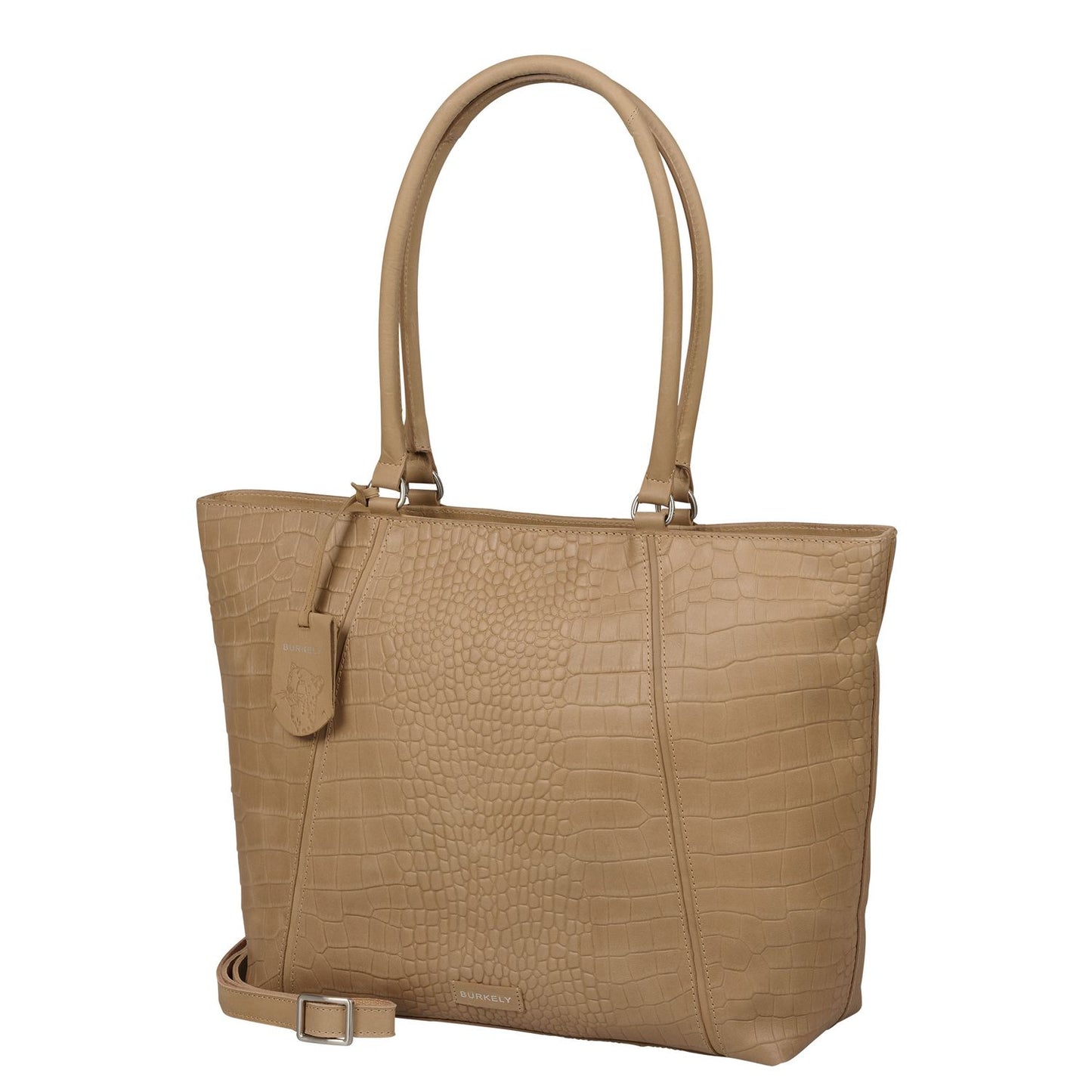 Burkely Cool Colbie Laptop Schoudertas - 15.6" laptopvak - beige
