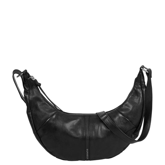 Burkely Nalan Crossbody Schoudertas Rond zwart