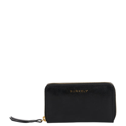 Burkely Fine Florence Portemonnee Medium - met ritssluiting - zwart