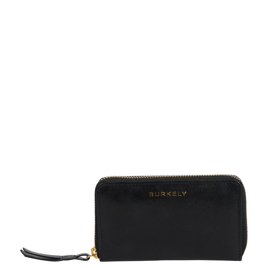 Burkely Fine Florence Portemonnee Medium - met ritssluiting - zwart