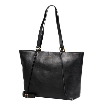 Burkely Fine Florence Laptop Schoudertas 15.6" zwart