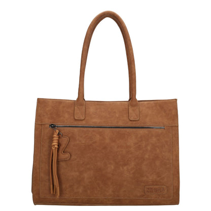 Zebra Trends Rosalyn Shopper - 15" laptopvak - bruin