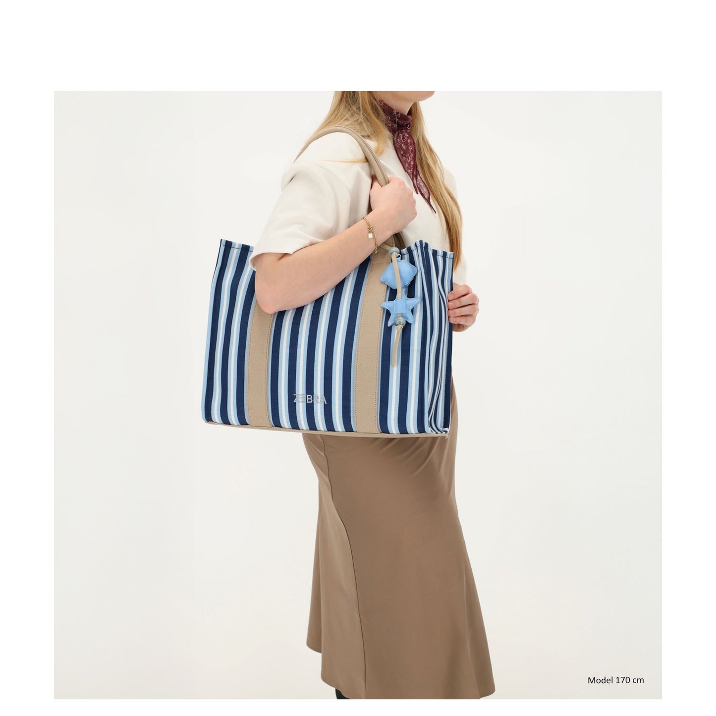 Zebra Trends Mira Shopper middenblauw