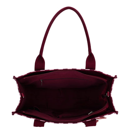 Zebra Trends Mira Shopper bordeaux rood