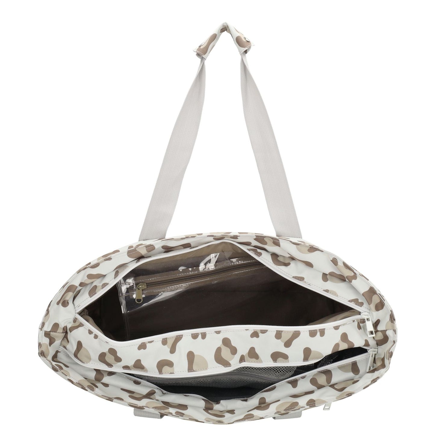 Zebra Trends Sally Schoudertas - met Koelvak - luipaard beige