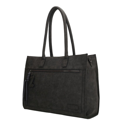 Zebra Trends Rosalyn Shopper - 15" laptopvak - zwart
