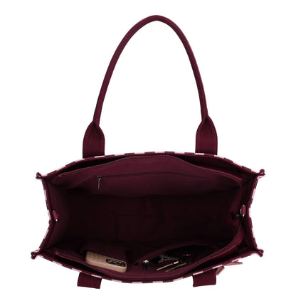 Zebra Trends Mira Shopper bordeaux rood