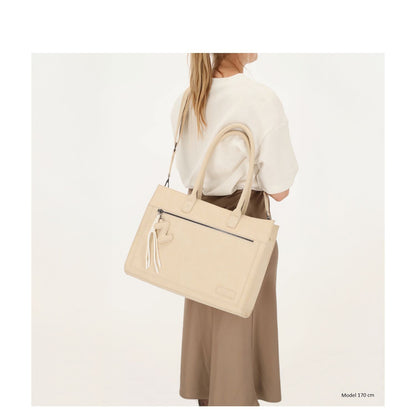 Zebra Trends Rosalyn Shopper - 15" laptopvak - beige