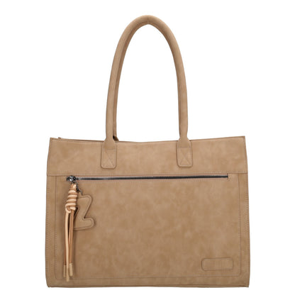 Zebra Trends Rosalyn Shopper - 15" laptopvak - zand