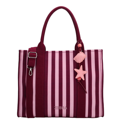Zebra Trends Mira Shopper bordeaux rood