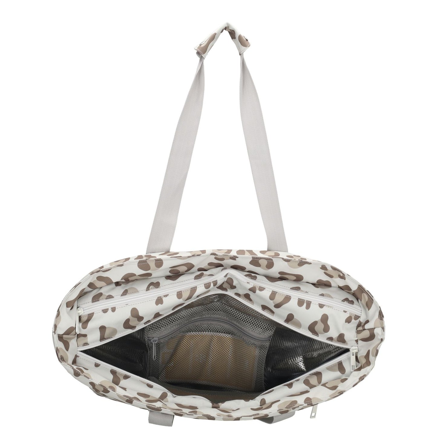 Zebra Trends Sally Schoudertas - met Koelvak - luipaard beige