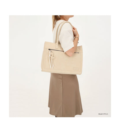 Zebra Trends Rosalyn Shopper - 15" laptopvak - beige