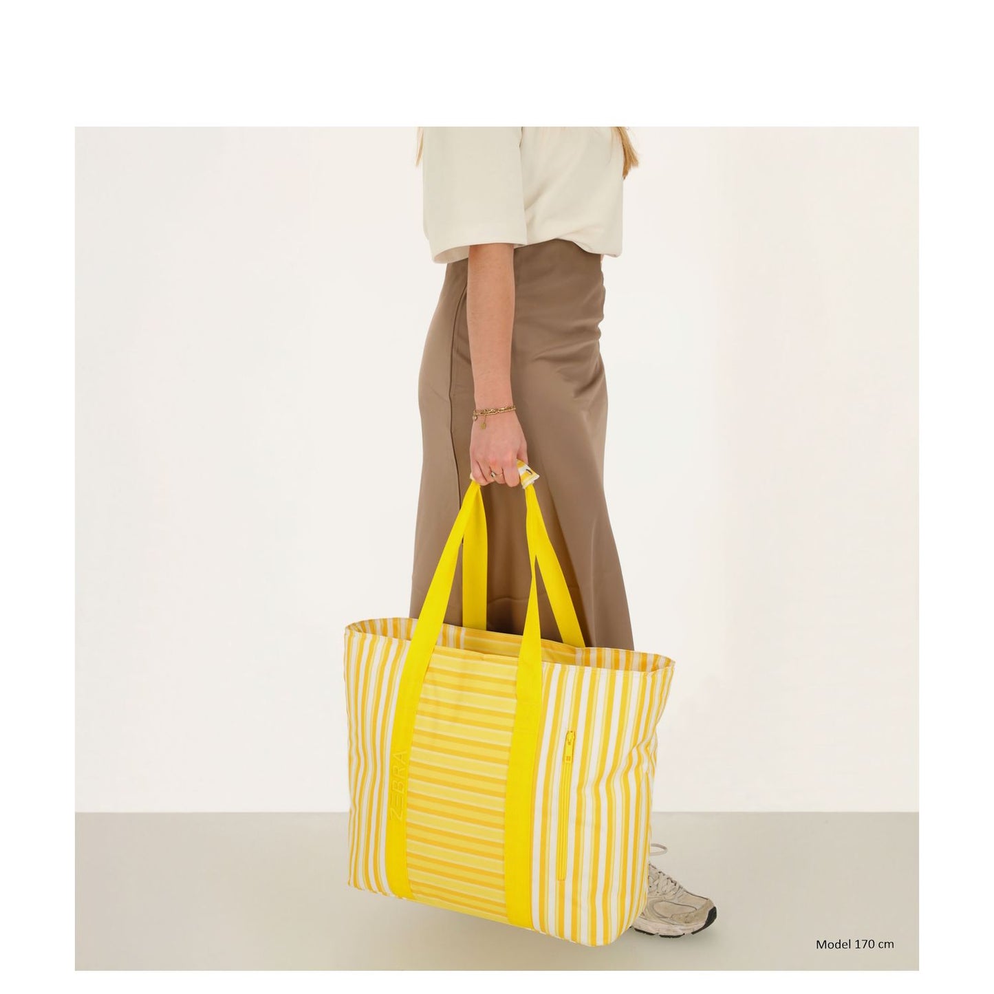 Zebra Trends Sally Deluxe Strandtas - met Koelvak - geel