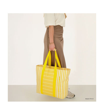 Zebra Trends Sally Deluxe Strandtas - met Koelvak - geel