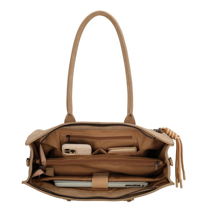 Zebra Trends Rosalyn Shopper - 15" laptopvak - zand