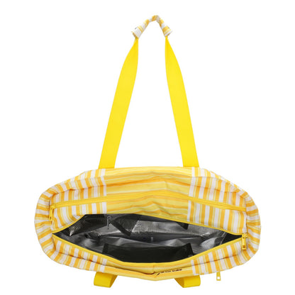 Zebra Trends Sally Deluxe Strandtas - met Koelvak - geel