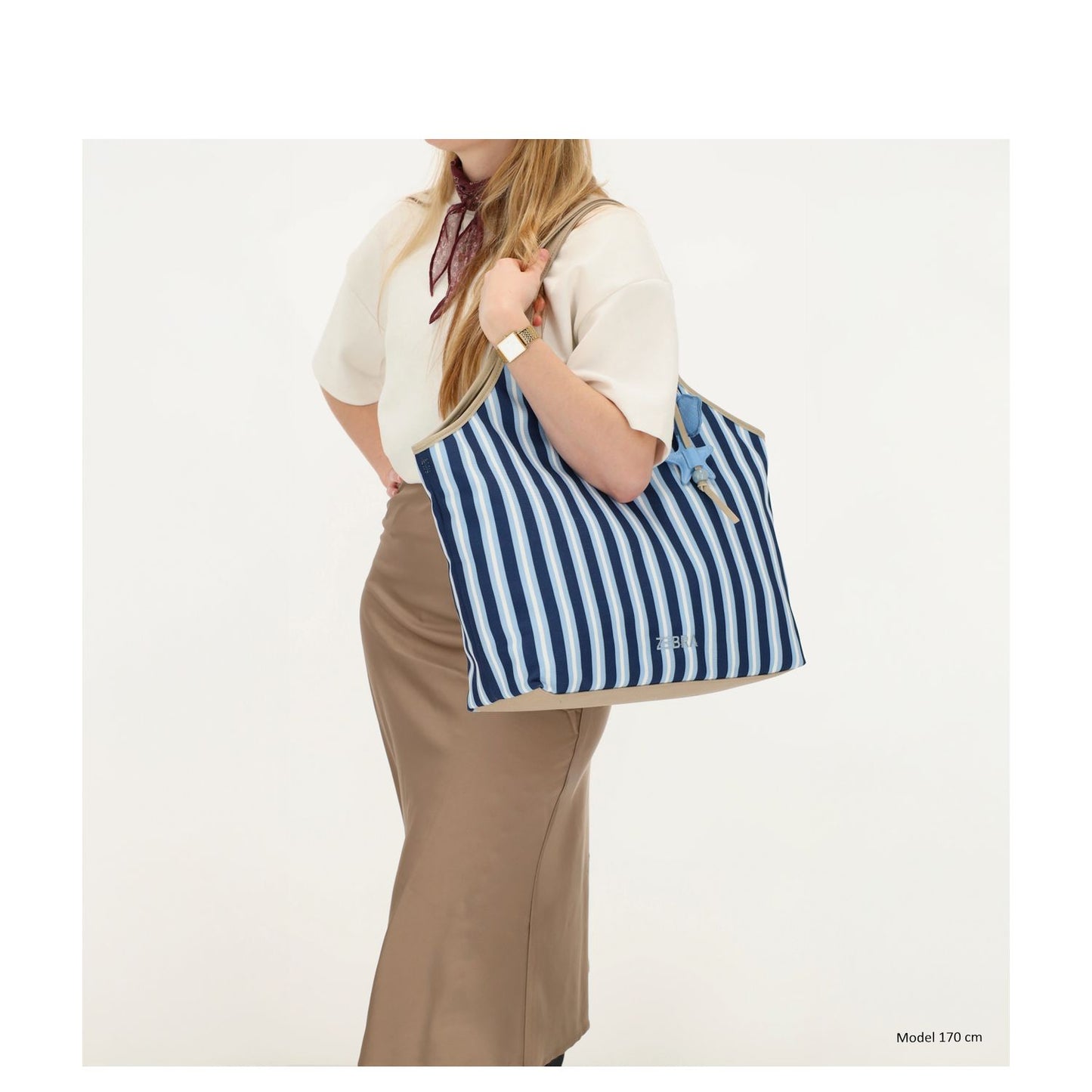 Zebra Trends Mira Shopper middenblauw