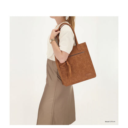 Zebra Trends Rosalyn Shopper bruin