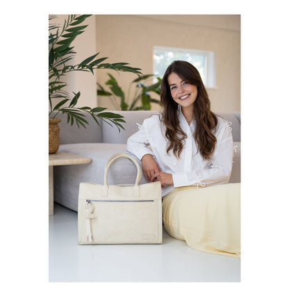 Zebra Trends Rosalyn Shopper - 15" laptopvak - beige