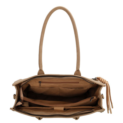 Zebra Trends Rosalyn Shopper - 15" laptopvak - zand