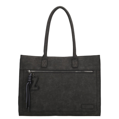 Zebra Trends Rosalyn Shopper - 15" laptopvak - zwart
