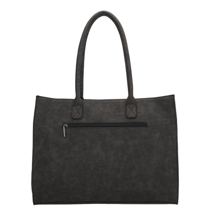 Zebra Trends Rosalyn Shopper - 15" laptopvak - zwart