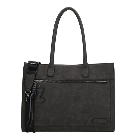 Zebra Trends Rosalyn Shopper - 15" laptopvak - zwart