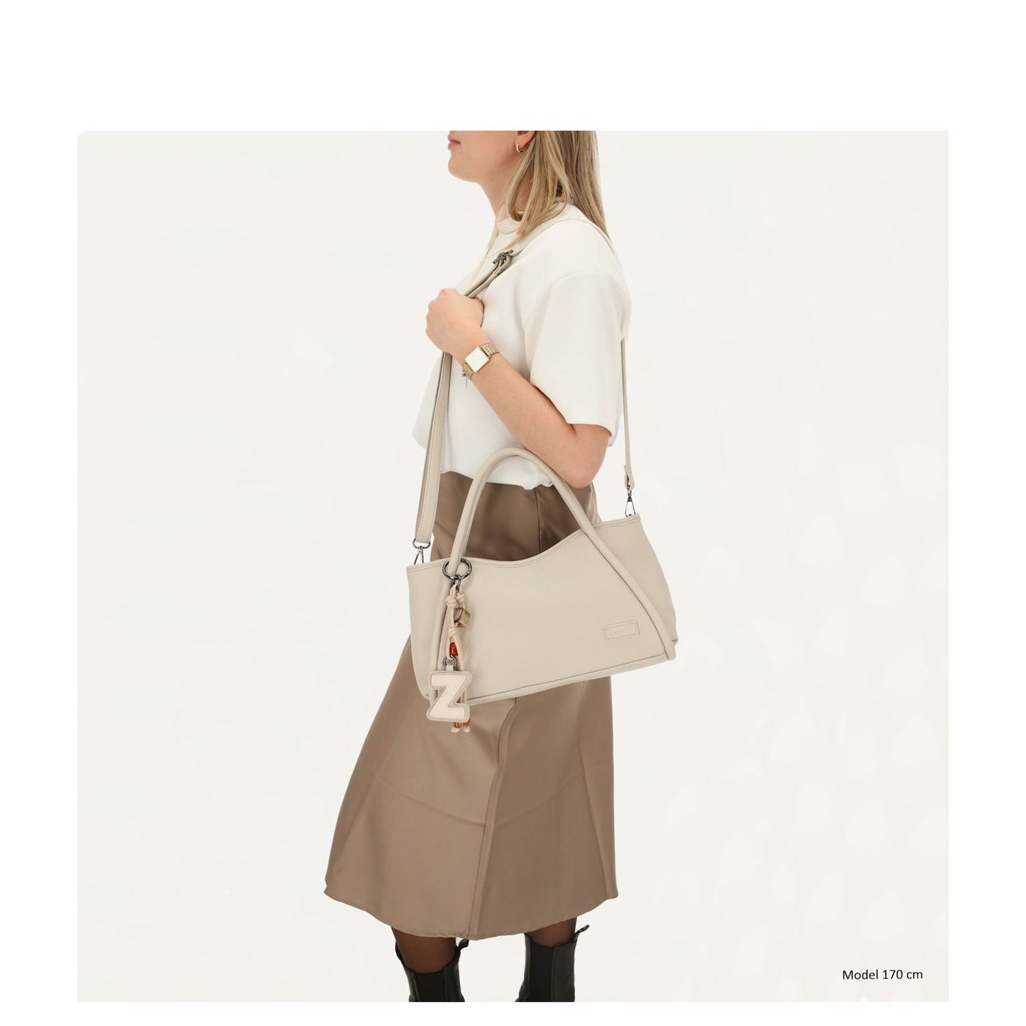 Zebra Trends Sofie Handtas crème