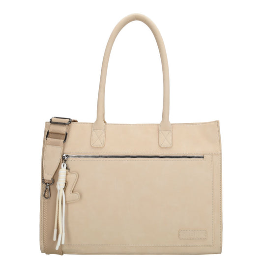 Zebra Trends Rosalyn Shopper - 15" laptopvak - beige