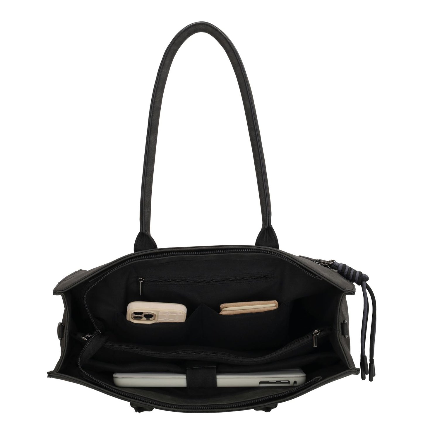 Zebra Trends Rosalyn Shopper - 15" laptopvak - zwart