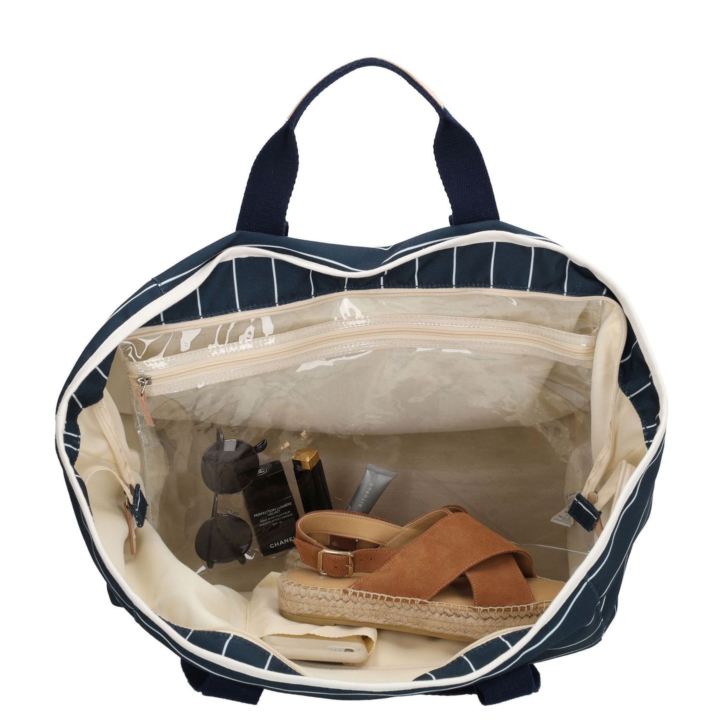 Zebra Trends Elise Strandtas streep wit navy
