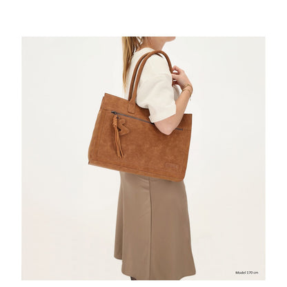 Zebra Trends Rosalyn Shopper - 15" laptopvak - bruin