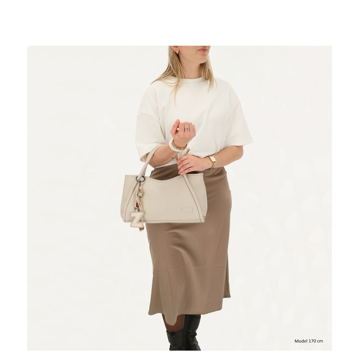 Zebra Trends Sofie Handtas crème