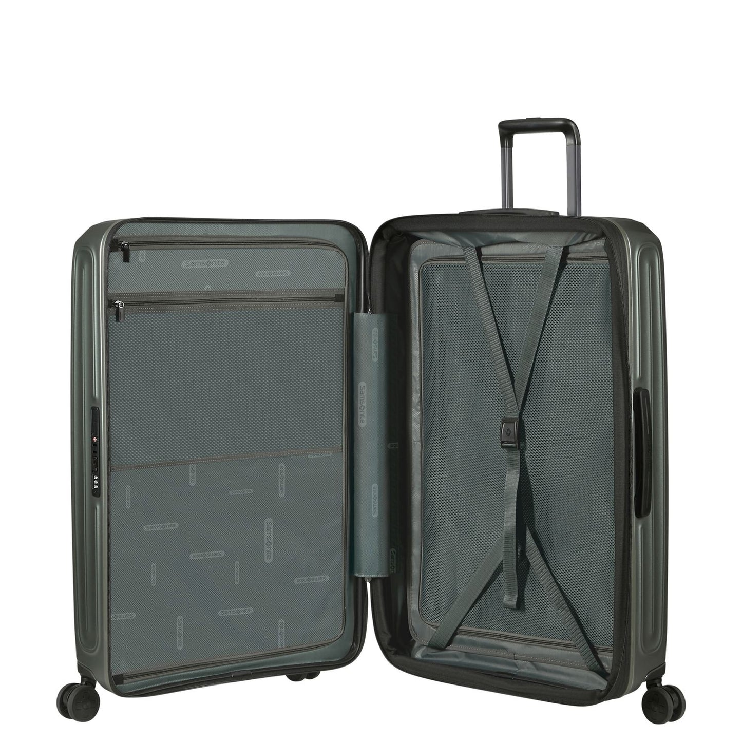 Samsonite 2Wander Spinner 81 cm - Uitbreidbaar 125/137 liter - 81x53x31/34 cm - matt sage khaki