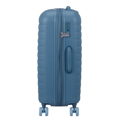 American Tourister Neovibe Spinner 67 cm - Uitbreidbaar 66/74 liter - 67x46x27/30 cm - steel blue