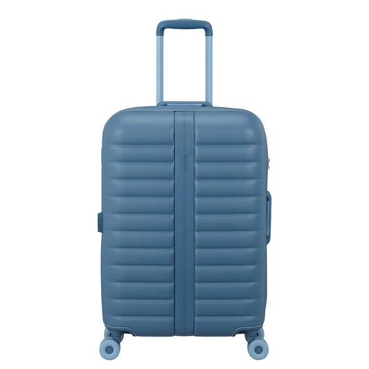 American Tourister Neovibe Spinner 67 cm - Uitbreidbaar 66/74 liter - 67x46x27/30 cm - steel blue