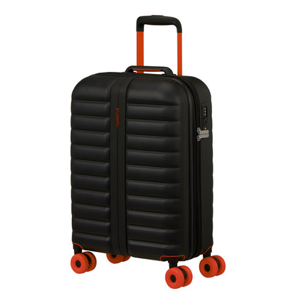 American Tourister Neovibe Handbagage Spinner 55 cm - Uitbreidbaar 37/43 liter - 55x40x20/23 cm - true black