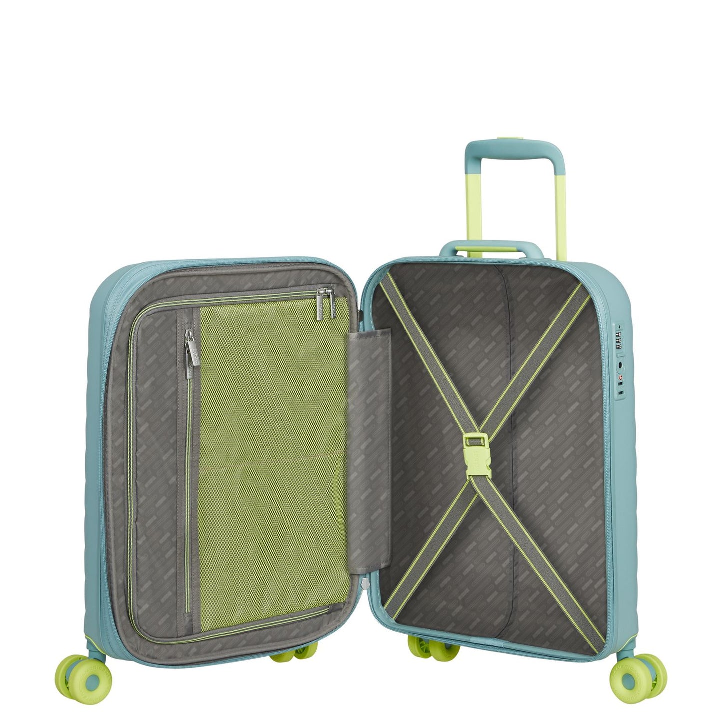 American Tourister Neovibe Handbagage Spinner 55 cm - Uitbreidbaar 37/43 liter - 55x40x20/23 cm - muted mint