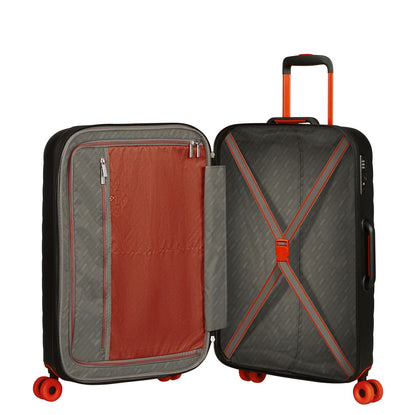 American Tourister Neovibe Spinner 67 cm - Uitbreidbaar 66/74 liter - 67x46x27/30 cm - true black